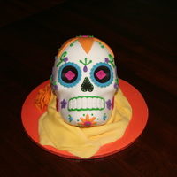 Sugar Skull / Day Of The Dead Cake 