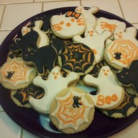 Halloween Cookies This was my 1st time making and decorating w/ Royal Icing. They were a lot of fun and everyone at the Halloween party loved them.