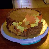 Thanksgiving Chocolate Basketweave This is my first attempt at a basketweave cake! I had a lot of fun with it.