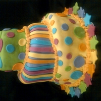 My First Topsy Turvy Cake I had a lot of fun with this but didn't realize all the work that went into it. Kinda of a 'surreal' moment as a new baker...