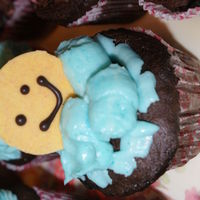 Oreo Cup Cake With Butter Cream Icing Oreo Cup Cake with butter cream icing