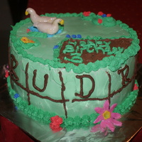 Fresh Cream Cake With Fondant Ducks And Flowers Fresh Cream Cake with Fondant Ducks and flowers