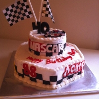 Nascar Birthday Cake 