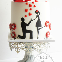 Engagement Cake 