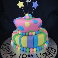 Topsy Turvey 18Th Birthday Cake 