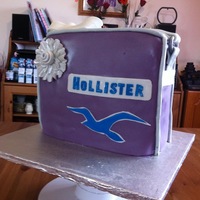 Girls Birthday Cake this was for my daughters best friend. she was 14 yrs old and I designed it myself :) My first 'bag' cake :)