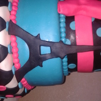 Paris Theme Sweet 16 Cake Four Tiers All Fondant Accents Ooh La La Is Written On The Bottom Tier I Loved This Cake Paris theme sweet 16 cake. Four tiers all fondant accents. Ooh La La is written on the bottom tier. I loved this cake