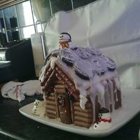 Log Cabin i made this christmas 2010