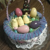 Easter Basket Everything including the grass is edible except the handle.