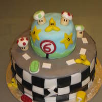 Mario Kart Birthday Cake Mario Kart Birthday Cake - inspired by many seen on this site!