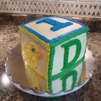 Baby Block Smash Cake *