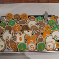 Football Cookies 