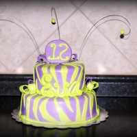 Zebra Print Cake 