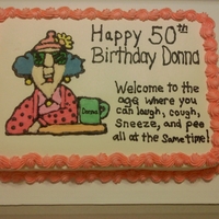Maxine Character Birthday Cake 