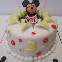 Exploding Mickey Mouse Cake Exploding Mickey Mouse birthday cake.