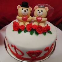 Wedding Cake Top - Bears 