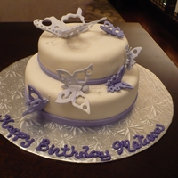 Butterfly Birthday Cake 