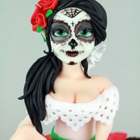 La Catrina hand made/paited