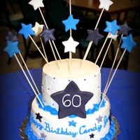 Star Themed Birthday Cake 