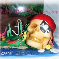 Sunken Pirate Ship Cake