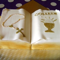 Communion Book Took a decorating course in Allens of Athlone & t his is the result!