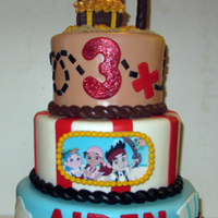 Jake And Neverland Pirates Cake 