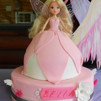 Bella's Fairy Cake 2 Tier Fairy cake. My first!