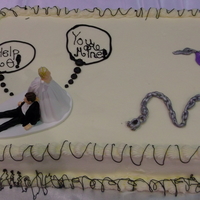 Lemon Cake With Lemon Filling Buttercream Icing Bride And Groom Are Not Edible Lemon cake with lemon filling. Buttercream icing. bride and groom are not edible.