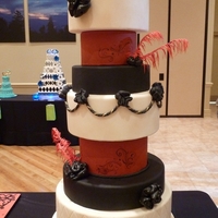 Florida Iced Competition 2012 This was my first cake competition and what an experience! :) The theme was "Masquerade Ball".