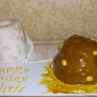 Poop Cake A funfetti poop cake a friend requested for his birthday! It only took me 3.5 hours to decorate. Yay for getting quicker!