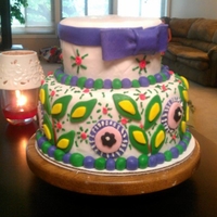 Viva La Vera Birthday Cake Birthday cake I made to match a vera bradley purse