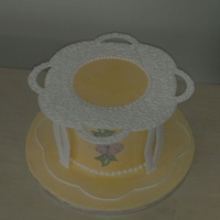 My Very First Entirely Royal Iced Cake. Before Doing This I Had Never Used Royal Icing For Anything Except Writing. 