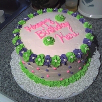 Friends Birthday Cake This was my first "not for family" cake. I made this for my husband's boss' daughter's birthday, along with a...