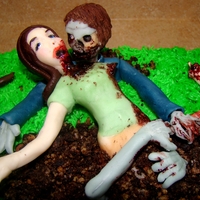 Zombie Birthday Cake