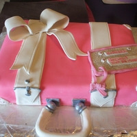 Farewell- Going Away A going away/farewell cake for my grandma's friend....... suppose to be a suitcase- bon voyage! Everything 100% edible