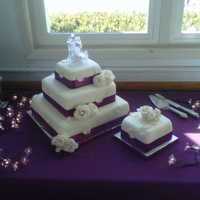 Very 1St Wedding Cake By Que Cakes Very 1st wedding cake by Que Cakes