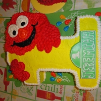 1St Birthday Elmo Cake 