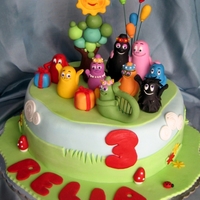 Barbapapas On Relja's Cake Barbapapas on Relja's cake
