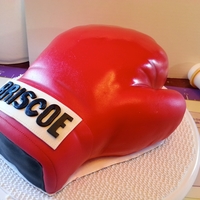 Boxing Glove Cake