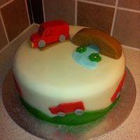 Travelling Trucks Cake 