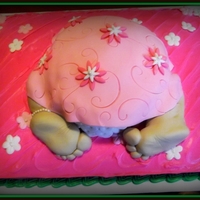 Baby Butt Cake! This is a baby shower cake for my husband's cousin. It was a HUGE hit. What is cuter than a baby butt!!!
