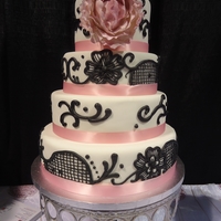 Black Lace Wedding