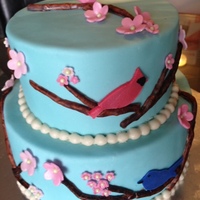 Bird Birthday Cake 