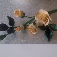 First Attempt Rose Cake 