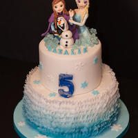 Frozen...elsa...anna ...olaf...cake ...all Edible:) 