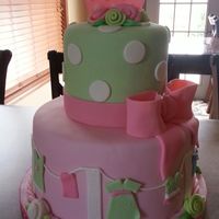 Adorable Baby Girl Baby Shower Cake Adorable Baby girl baby shower cake.