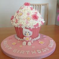 Hello Kitty Giant Cupcake *
