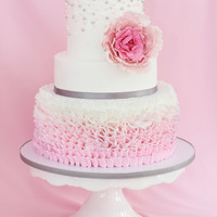 All Buttercream White Cake With Raspberry Liqueur Filling With Fresh Raspberries Between The Layers Handmade Gum Pastefondant Peony Bri All Buttercream, White cake with Raspberry Liqueur Filling with fresh raspberries between the layers. Handmade Gum-paste/Fondant Peony -...