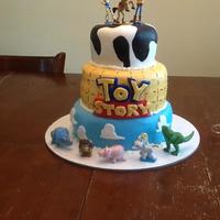 Toy Story Cake Marshmellow Fondant Toy Story cake. Marshmellow fondant.