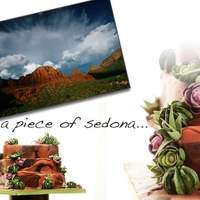 A Piece Of Sedona a sedona themed cake